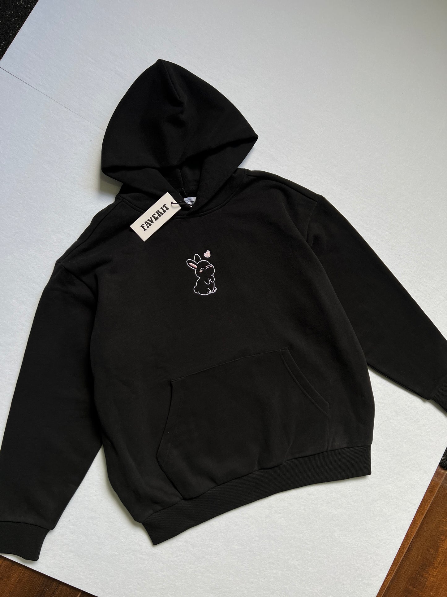 Bunny Hoodie - Black