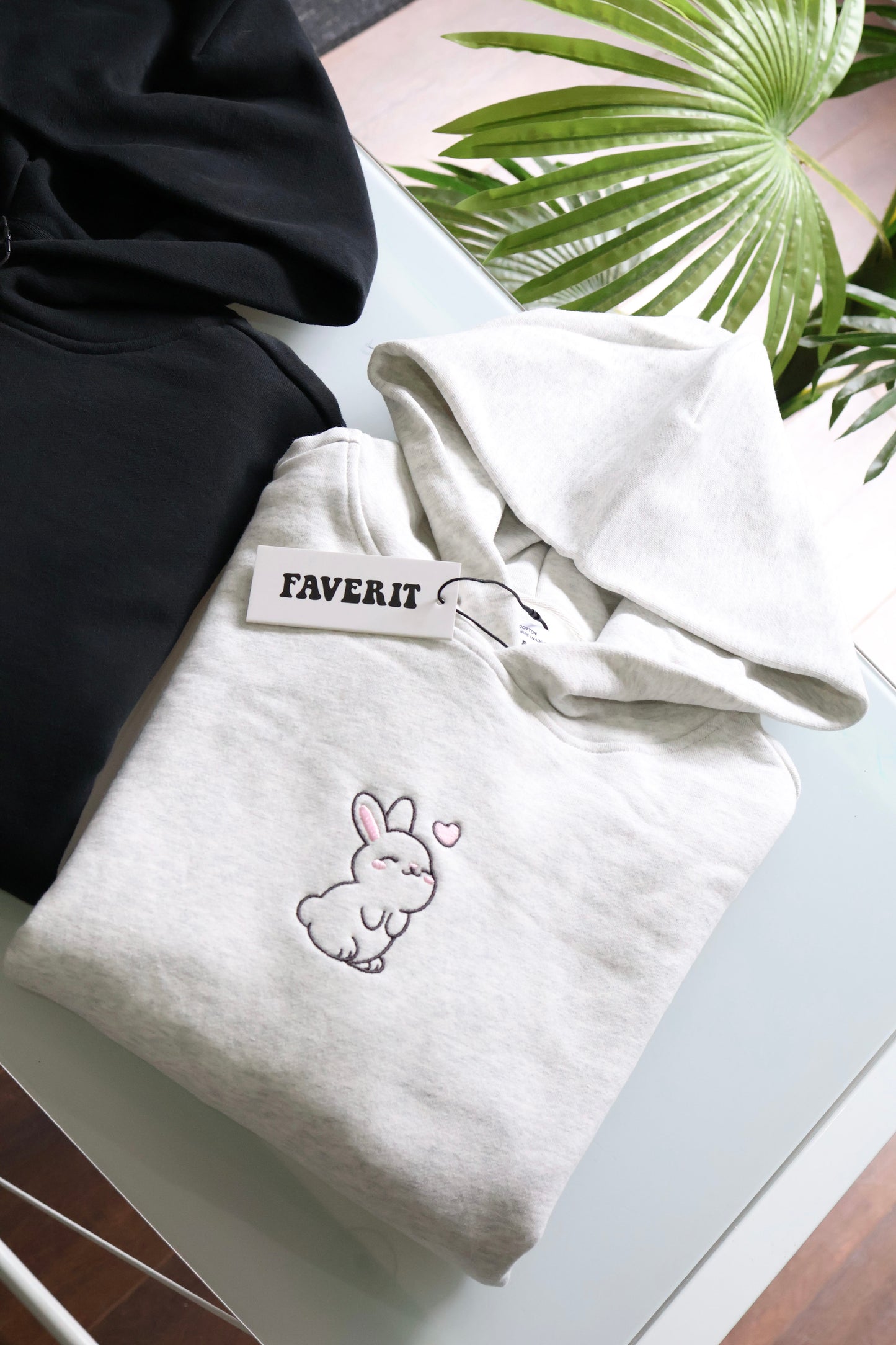 Bunny Hoodie - Grey
