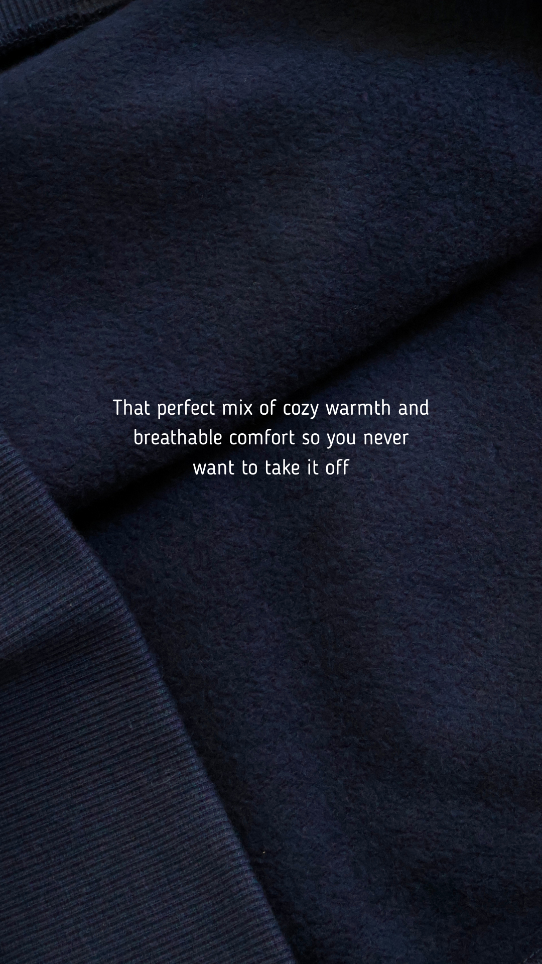 Premium Boxy Hoodie - Navy