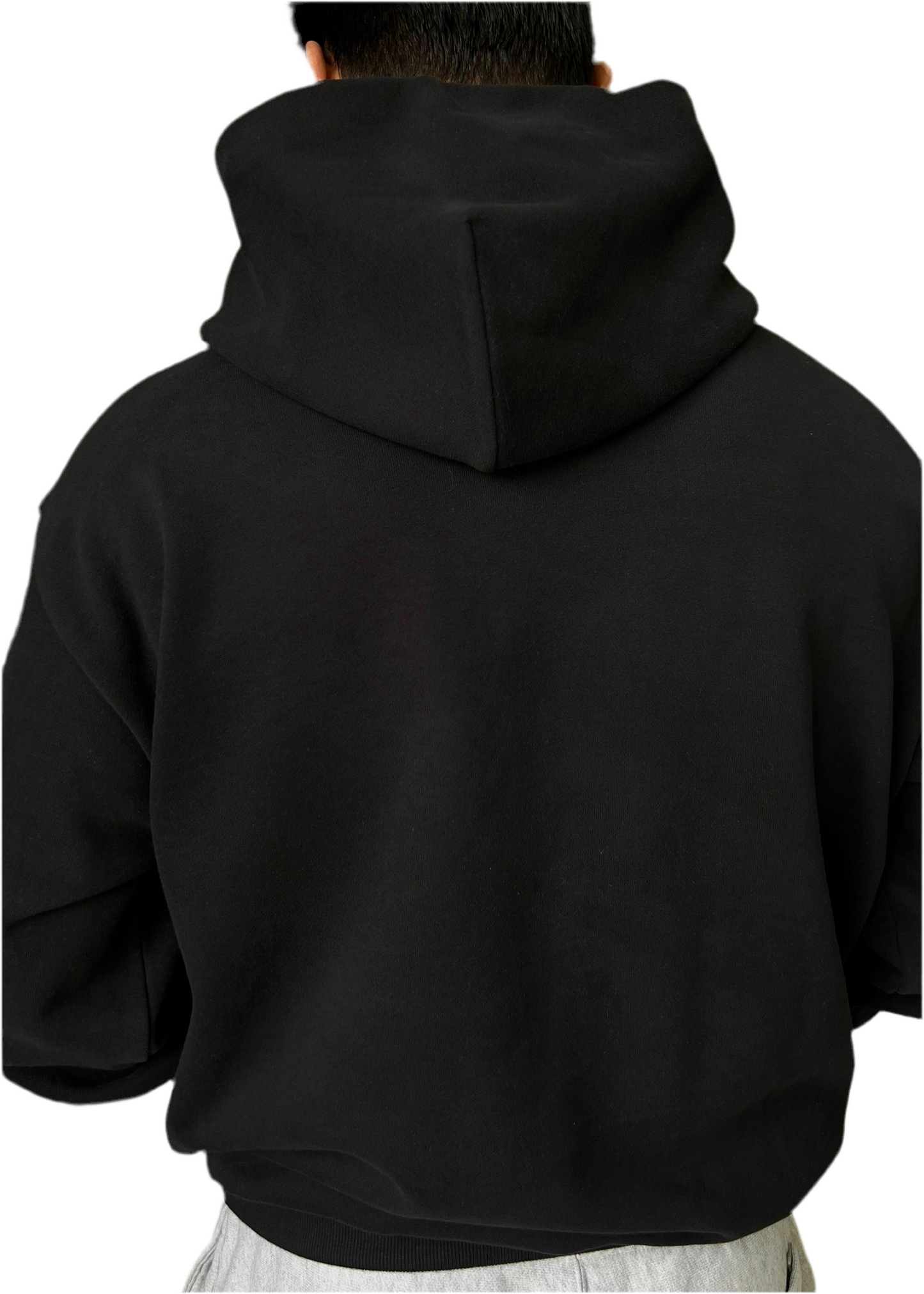 Premium Boxy Hoodie - Black